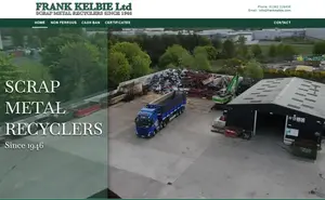 Website designed for Frank Kelbie Ltd