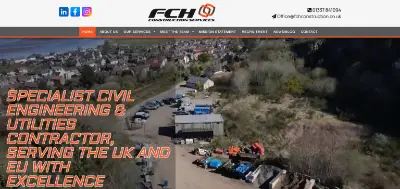 FCH Construction website project Dundee
